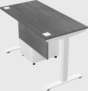 Single motor electric desk
