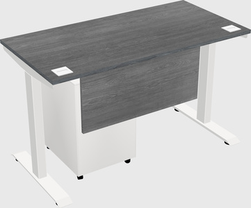 Single motor electric desk