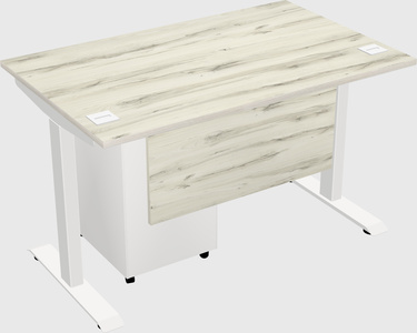 Single motor electric desk