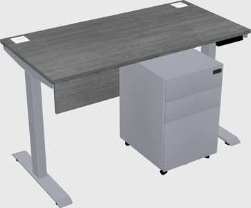 Single motor electric desk