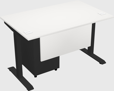 Single motor electric desk