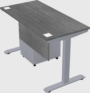 Single motor electric desk
