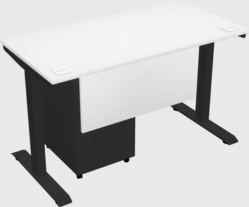 Single motor electric desk