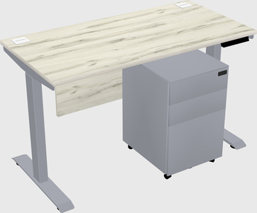 Single motor electric desk