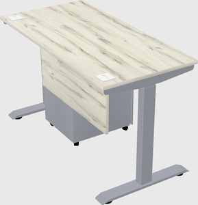 Single motor electric desk