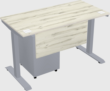 Single motor electric desk