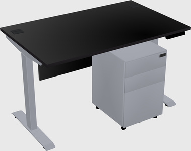 Single motor electric desk