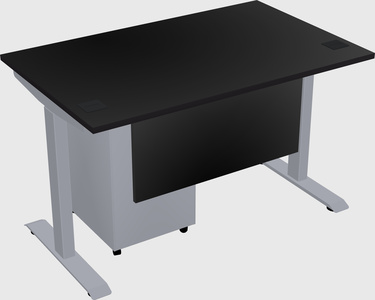 Single motor electric desk