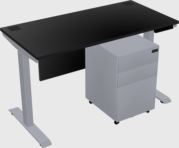 Single motor electric desk