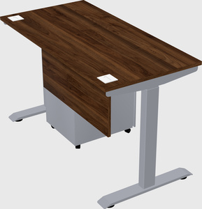 Single motor electric desk