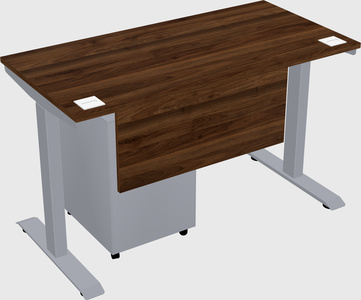 Single motor electric desk