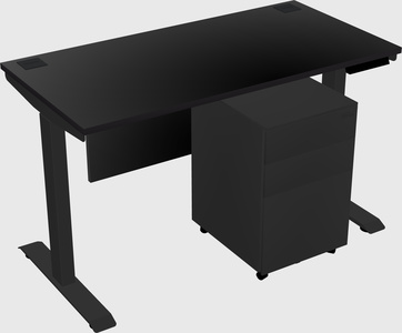 Single motor electric desk