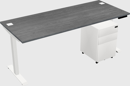 Single motor electric desk