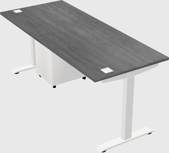 Single motor electric desk