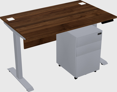 Single motor electric desk