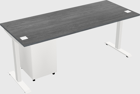 Single motor electric desk