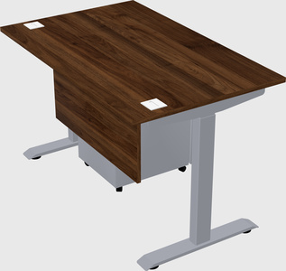 Single motor electric desk