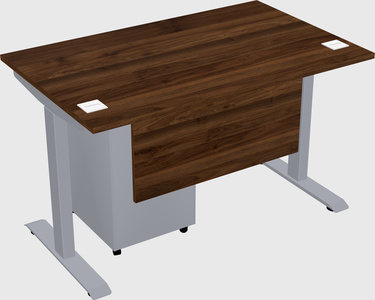 Single motor electric desk