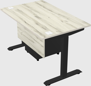 Single motor electric desk