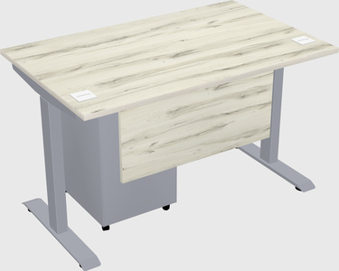 Single motor electric desk