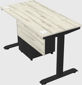 Single motor electric desk