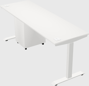 Single motor electric desk