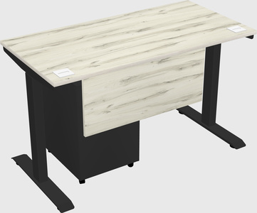 Single motor electric desk