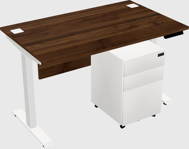 Single motor electric desk