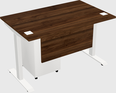 Single motor electric desk