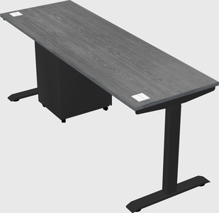 Single motor electric desk