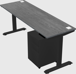 Single motor electric desk