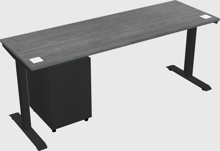 Single motor electric desk