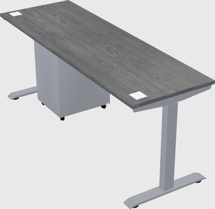 Single motor electric desk
