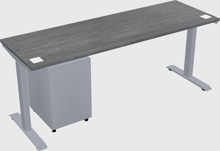 Single motor electric desk
