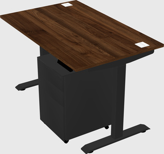 Single motor electric desk
