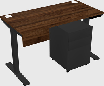 Single motor electric desk