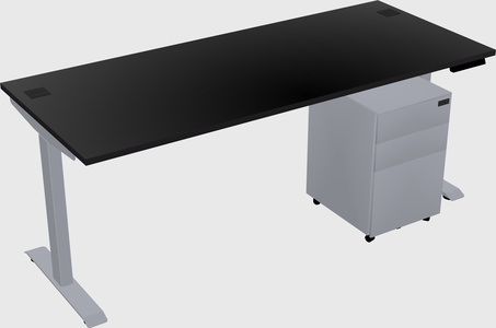 Single motor electric desk