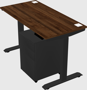 Single motor electric desk