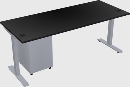 Single motor electric desk