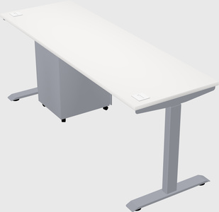 Single motor electric desk