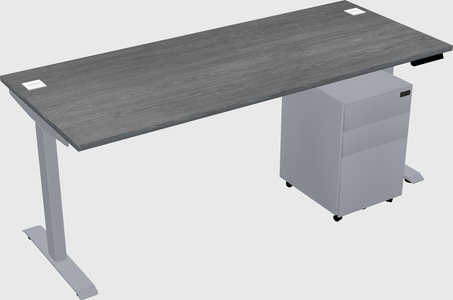 Single motor electric desk