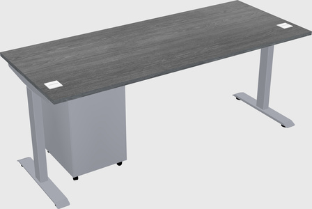 Single motor electric desk