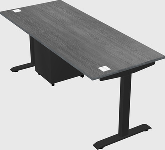 Single motor electric desk
