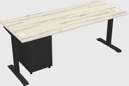 Single motor electric desk
