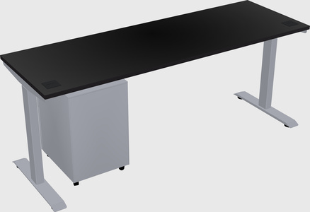 Single motor electric desk