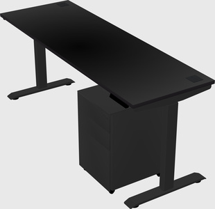 Single motor electric desk