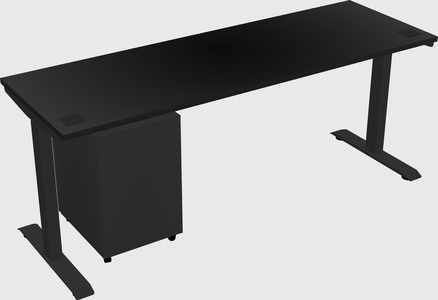 Single motor electric desk