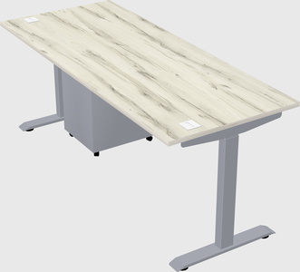 Single motor electric desk
