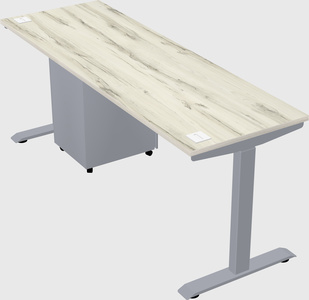 Single motor electric desk