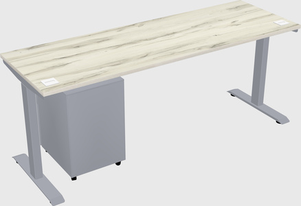 Single motor electric desk